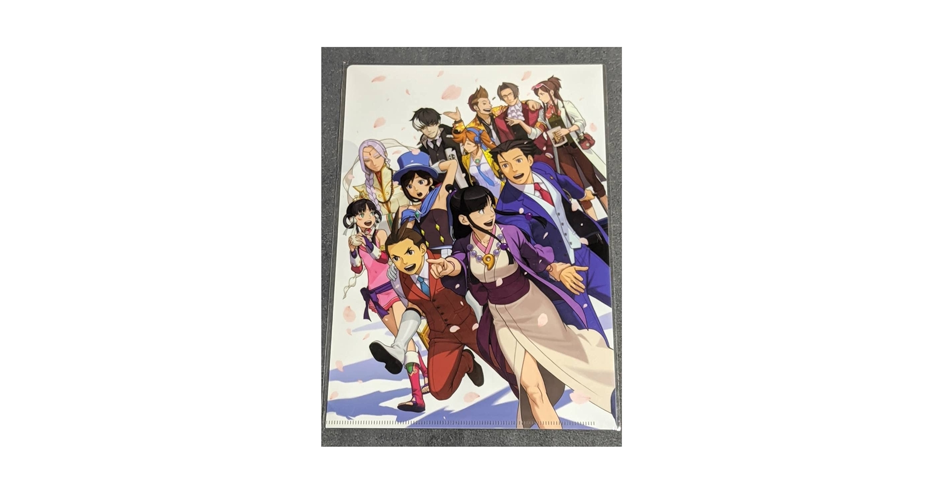 【超レア】　逆転裁判　限定　クリアファイル イーカプコン |大逆転裁判 10周年 クリアファイルセット(クリア